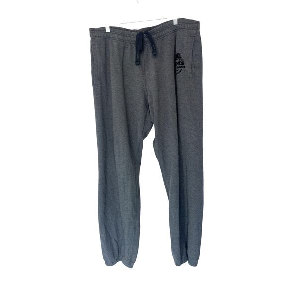 Roots Men's Sweatpants Gray Comfy Cozy  Pull On Casual Basic Joggers Size XL - Picture 1 of 12